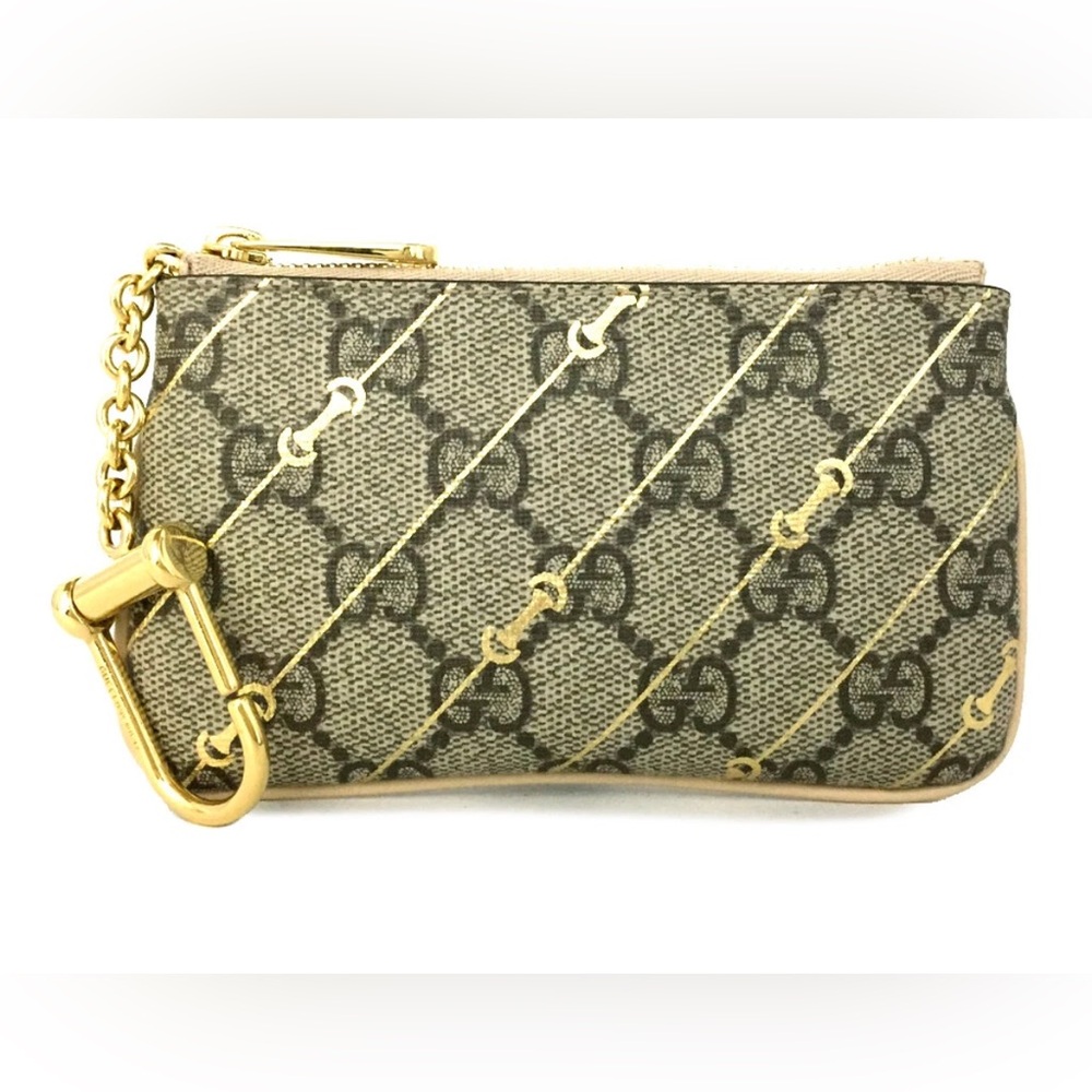 GUCCI Horse Bit GG Supreme Wallet Coin Purse